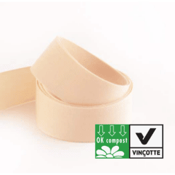 Tencel Cream Sustainable Compostable Ribbon