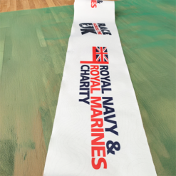 300mm Wide Branded Ribbon For Charity Openings Large Giant Customised Ribbon By Personalised Printed Ribbons