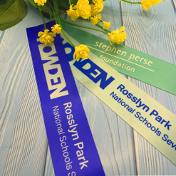 Colour Matched Printed Ribbon with Full-Colour Logo