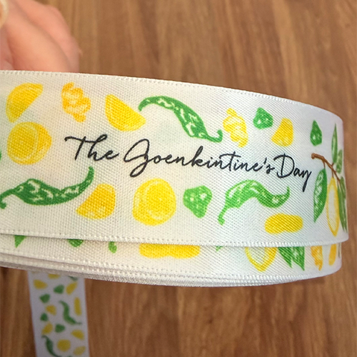 Full Colour Print on 25mm wide Ribbon