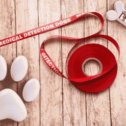 15mm red printed ribbon