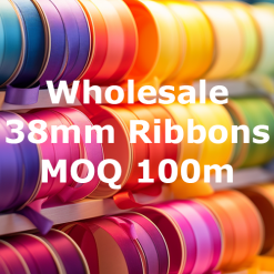 Wholesale Rolls of 38mm Wide Satin Ribbon