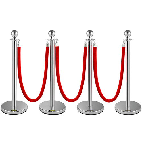 4 Stanchion Poles