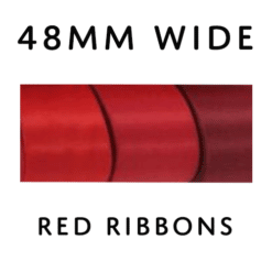 Wide Reds & Claret Satin Ribbon