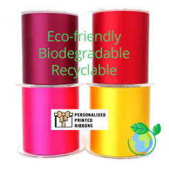 Biodegradable Wide Acetate Sustainable Satin Ribbon