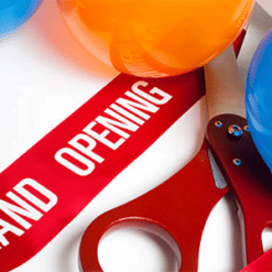 Ceremonial giant scissors for ribbon cutting next day delivery