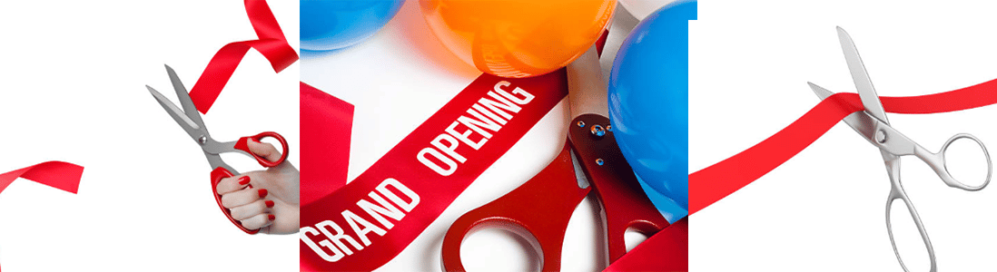 Full Custom Two-Tone Ceremonial Ribbon Cutting Scissors  Ceremonial  Groundbreaking, Grand Opening , Crowd Control & Memorial Supplies