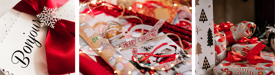 Christmas Wrapping Ribbons, Printed Christmas Ribbons, Wholesale Ribbons