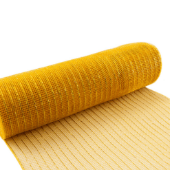 metallic gold deco mesh