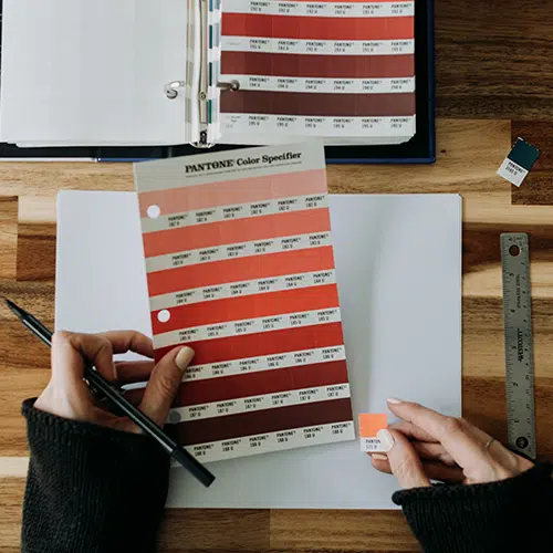 Pantone Matched CMYK Ribbon Reds
