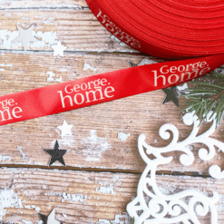 Printed Ribbon For Christmas Next Day Delivery UK
