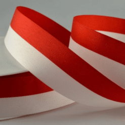Red White stripy ribbon