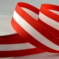 red white red stripy ribbon