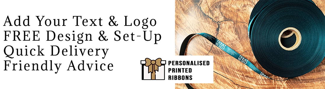 15mm Wide Printed Ribbons Custom Printed Ribbon Company UK