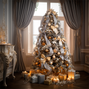 Christmas Tree Ribbons And Bows