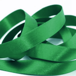 Alternative view of Eco-Friendly Double-Faced Green Satin Ribbon - 15mm x 20m