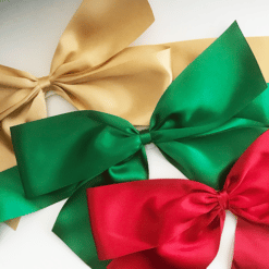 Recycled Bows Available In 3 Festive Colours