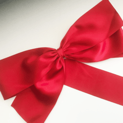 Alternative view of Eco-Friendly Double-Faced Red Satin Ribbon - 50mm x 20m