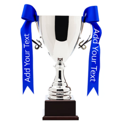 Add Yout Text Football Team To Trophy Ribbons Next Day Delivery