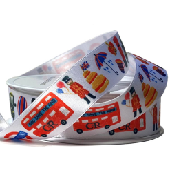 London Icon Satin Ribbon