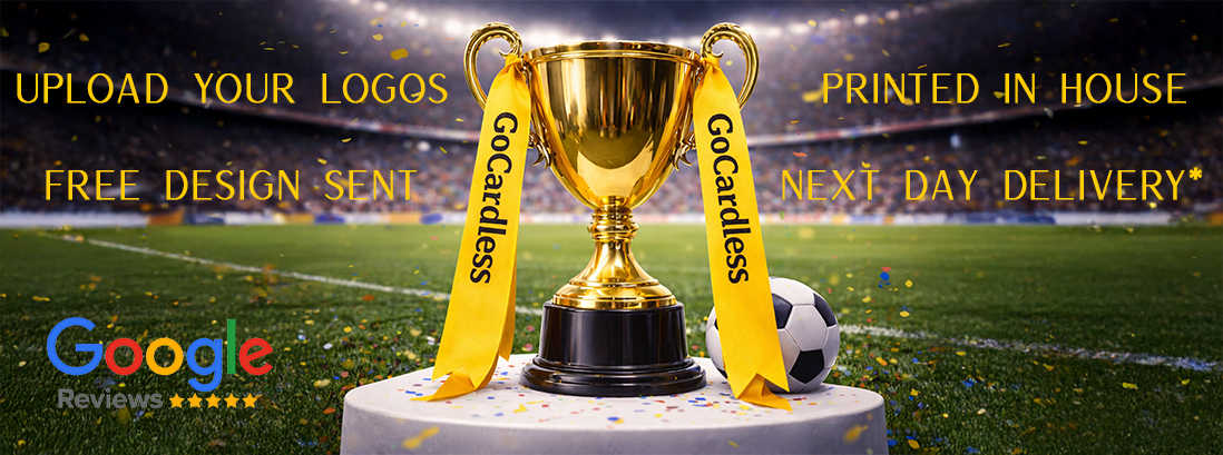 Trophy Ribbons Next Day Delivery by Personalised Printed Ribbons