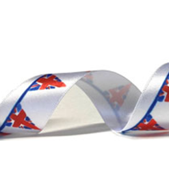 Union Jack Bunting Satin Ribbon