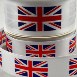 Union Jack Satin Ribbon