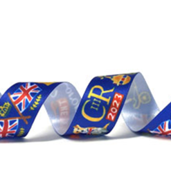 Coronation Satin Ribbon, Eco-Friendly