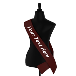 Brown Printed Sashes