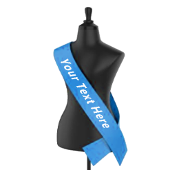 Cornflower Printed Sashes