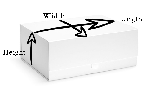 Ribbon Calculator W L H