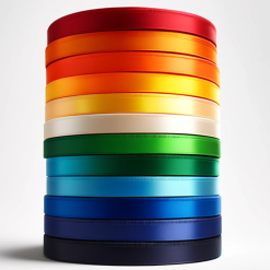 Plain Rolls of Ribbons