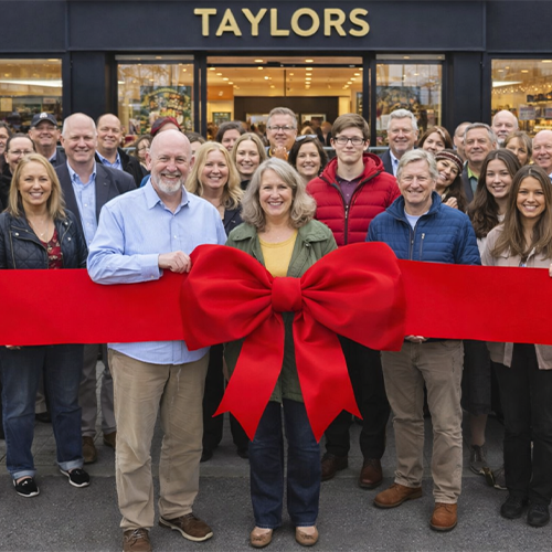 Big Bow & Ribbon For A Grand Opening