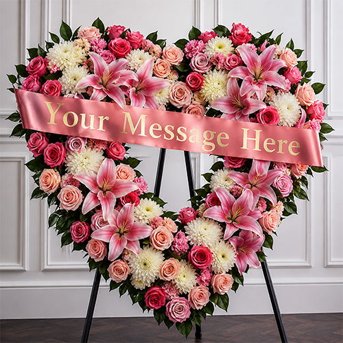 Ribbon For Funeral Flowers
