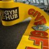 Full Colour 100mm Wide Branded Ribbons For Gym Company Events by Personalised Pritned Ribbons 01277 224622 - Quick Delivery