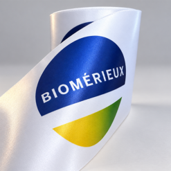 Full Colour Logo Printed On Satin Ribbon