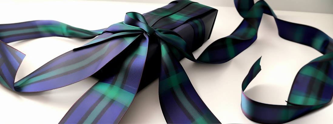 Custom Printed Tartan Ribbon