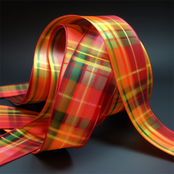 Custom Printed Tartan Ribbon