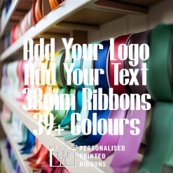 38mm Wide Custom Printed Ribbons Personalised UK Ribbon Company