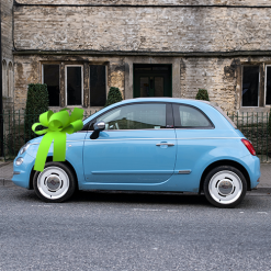 Lime Green Car Bonnet Bow