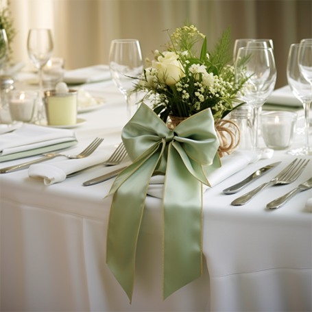 Ribbons for table centres