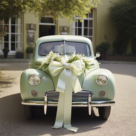 ribbons for wedding cars