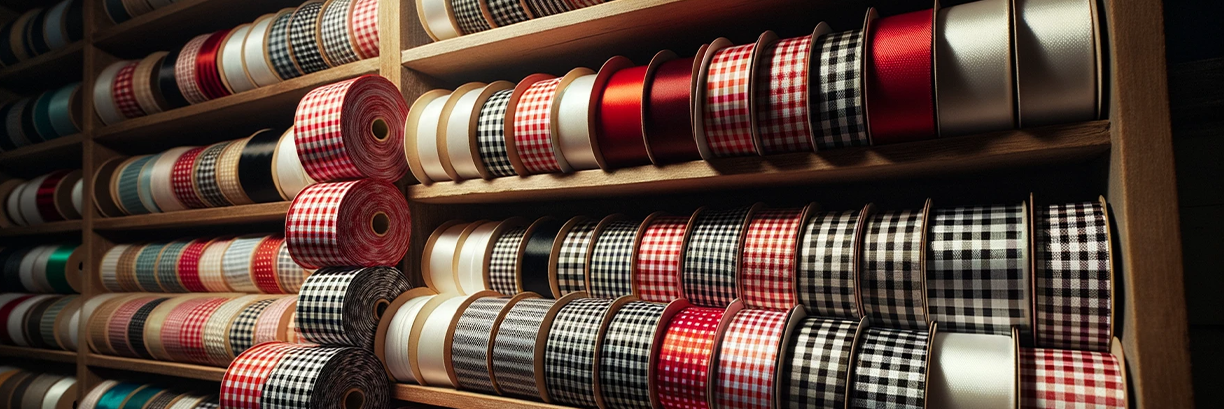 Checked Gingham Ribbon