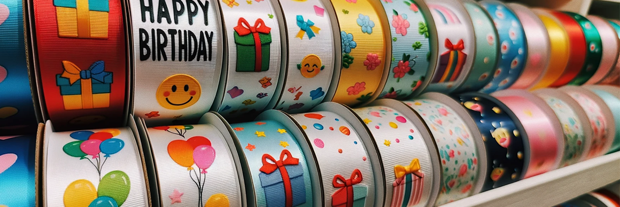 Happy Birthday Ribbons