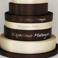 Metallic Print Logos & Text On Ribbon