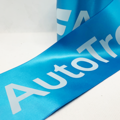 Turquoise Personalised Ribbon – Custom Printed Satin Ribbon - Image 4