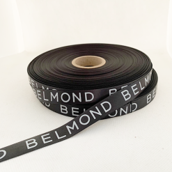 Black Logo Printed Ribbon