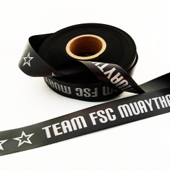 Black Logo Printed Ribbon