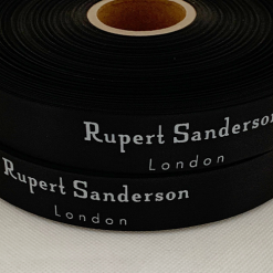 Black Logo Printed Ribbon