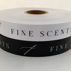 Black Logo Printed Ribbon